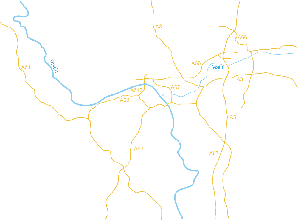 Umzug, Entrümpelung, Möbelmontage & Renovierung im Rhein-Main-Gebiet Karte des Einsatzgebietes von Wolf Noori – Experten für Umzug, Entrümpelung, Möbelmontage und Renovierung im Rhein-Main Gebiet